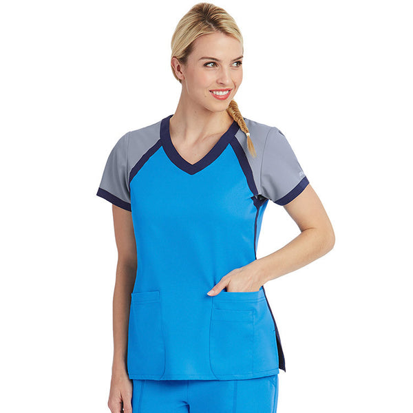 Grey's Anatomy 41423 V-Neck Top - 4 Pocket Crossover Scrub