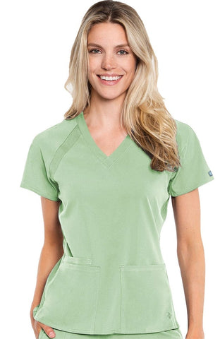 Jockey Women's Scrubs V-Neck Crossover Scrub Top, New Navy, M